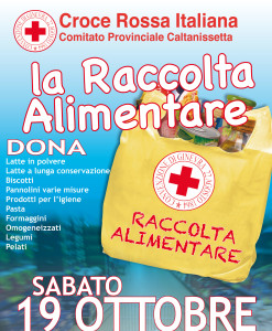 volantino raccolta alimentare cri